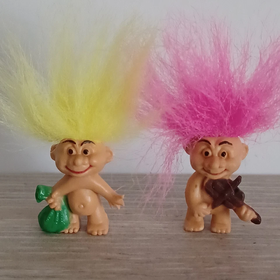 Lot de 4 Figurines mini Trolls - Années 80-90' - Photo 2/4