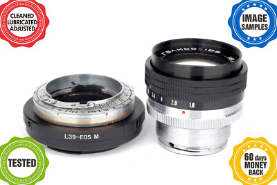 Contax KIEV RF to EOS M adapter with focusing part GIFT Helios-103