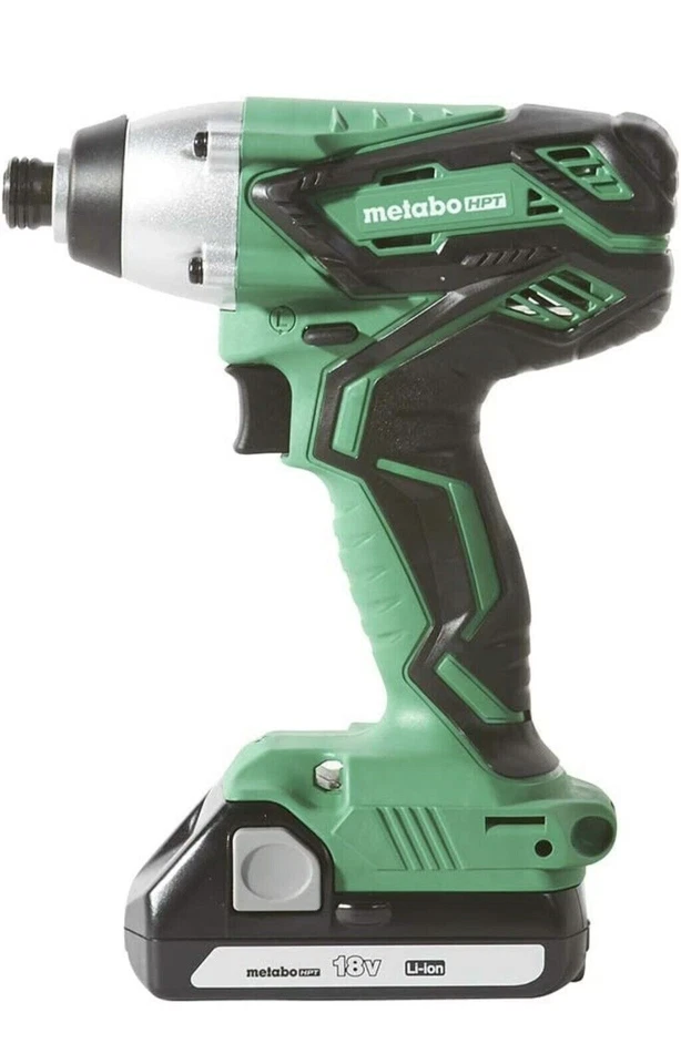 Metabo HPT 18V Hammer Drill & Impact Driver + 2 Batteries Combo Kit KC18DGLS NEW - Image 2 of 4