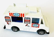 1991 Hot wheels collector card #5 Good Humor Truck with 7 spokes. Ice Cream Toy