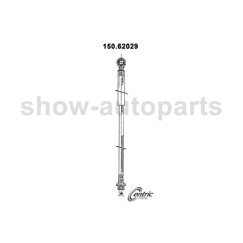 Гидравлический шланг переднего тормоза Centric для Buick Regal 1987 1986 1985 1984 - Изображение 2 из 3