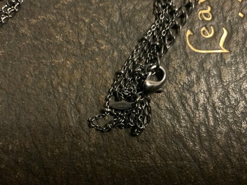 Vintage Black Crucifix Pendant By Avon - Picture 7 of 8