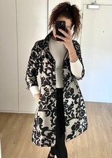 Luxury Black Coat With Embroideries Size 10-12uk