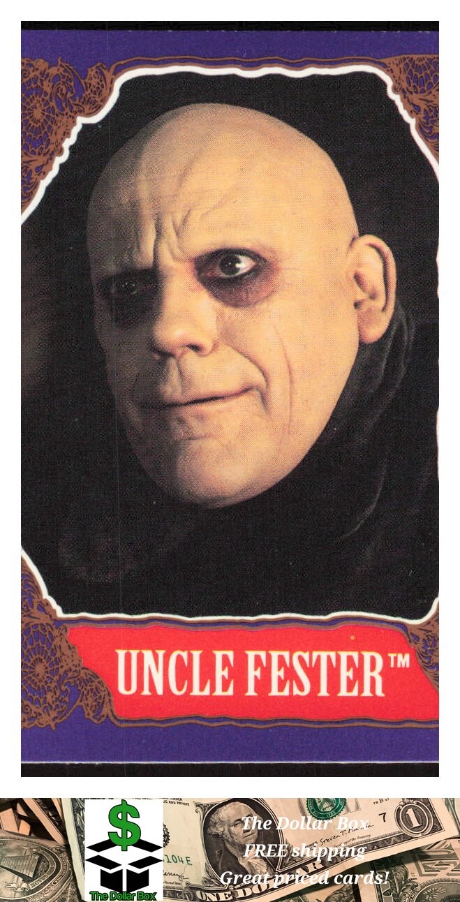 1991 Topps The Addams Family  #4 Uncle Fester -