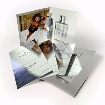 Gisada TITANIUM 6 ml Eau de Parfum Spray Proben 5x 1,2 ml 