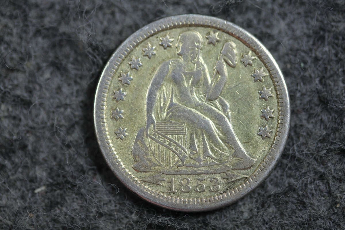 ESTATE FIND 1853 -O W/ARROWS Seated Liberty Dime!! #J12745 | eBay