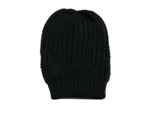 Berretto nero uomo cuffia lungo modello rasta made italy | eBay