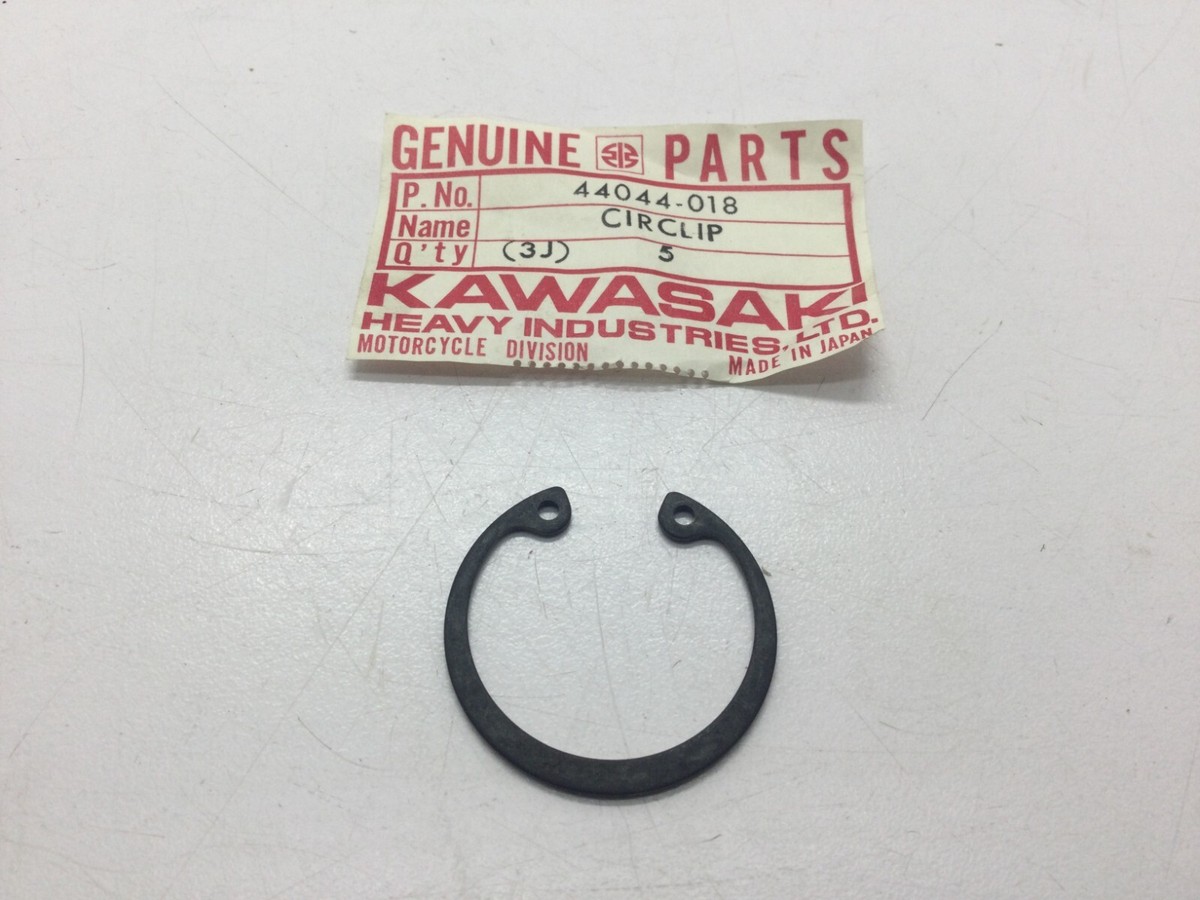Kawasaki Motorcycle Fork Circlip C-Clip Snap Ring KX250 KX400 NOS