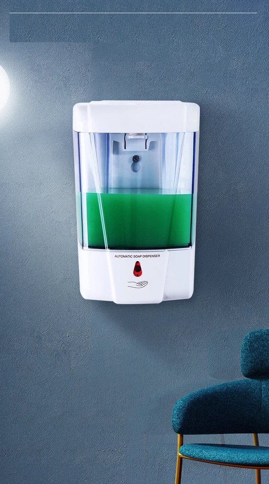 700ml Wall-Mounted Smart Sensor Automatic Soap Liquid Dispenser Touchless Washer - image 3 of 4