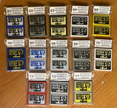 FIAT PANDA 4X4 PLACCHETTE COPRICERNIERA SISLEY STAMPA 3D RICAMBIO