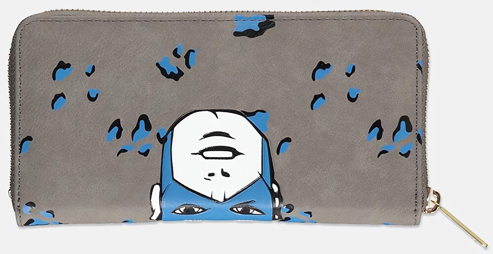 Кошелек Marvel Captain America AOP на молнии серого цвета