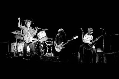 Steve Marriott Greg Ridley And Dave Clem Clempson Of Humble Pie  Old Music Photo
