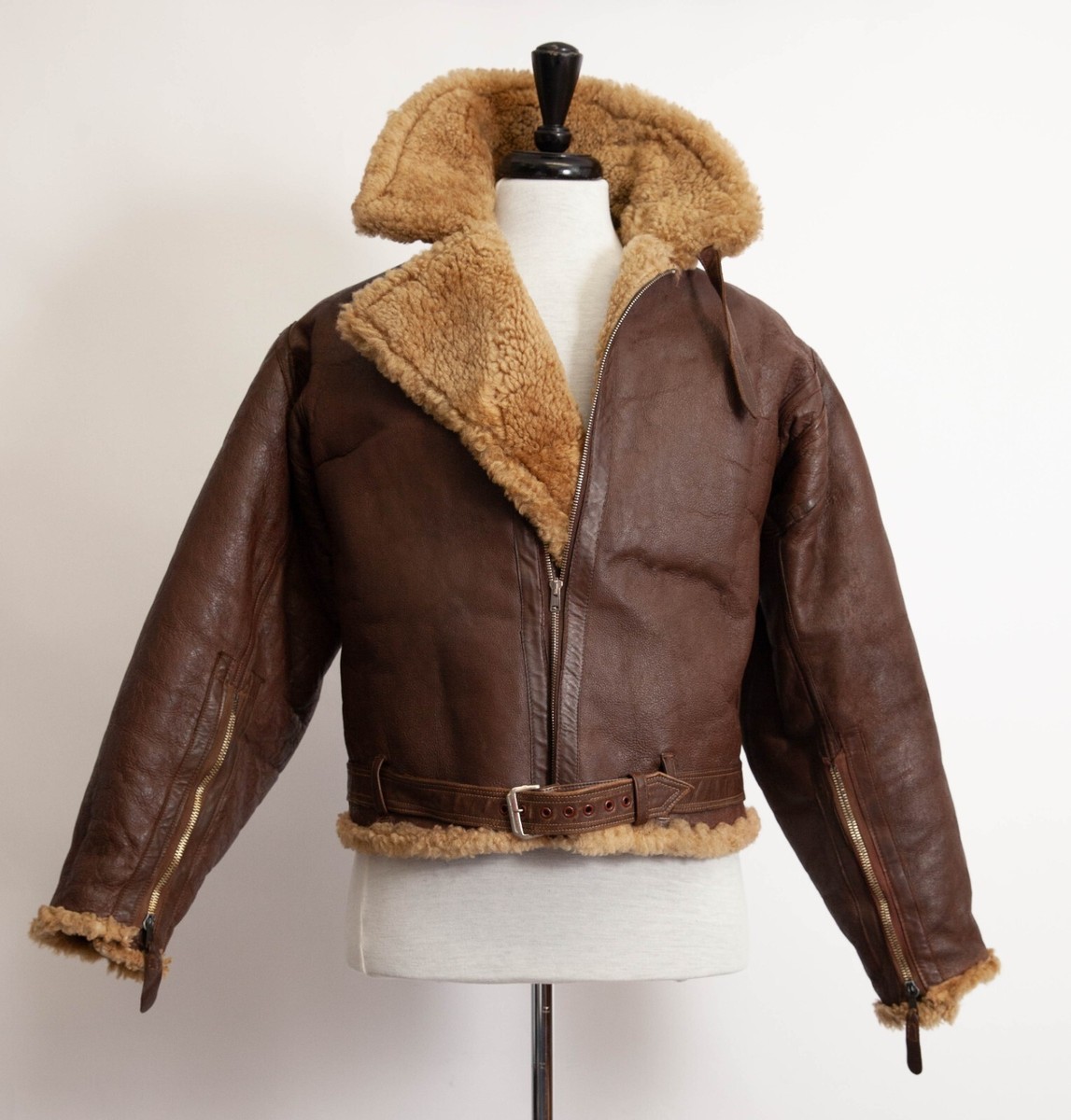 Original Early WW2 RAF Irvin Flying Jacket Small 36 - 38