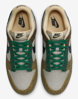 New Nike Dunk Low Safari - Cacao Wow & Off Noir - Men's 12.5 SB