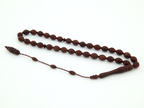 Kuka tree natural 33 beads Islamic Prayer Beads Misbaha Tesbih ottaman 201349 - Picture 4 of 8