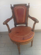 Poltrona da Scrivania girevole Luigi XVI 