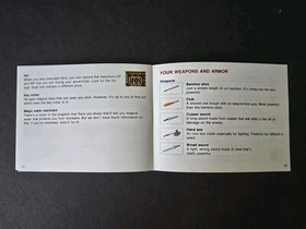 Dragon Warrior (Nintendo NES, 1989) Instruction Manual and  Guide ONLY - NO GAME