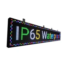 P10 Scrolling LED Sign WiFi Programmable LED Display, Outdoor IP65 Waterproof...