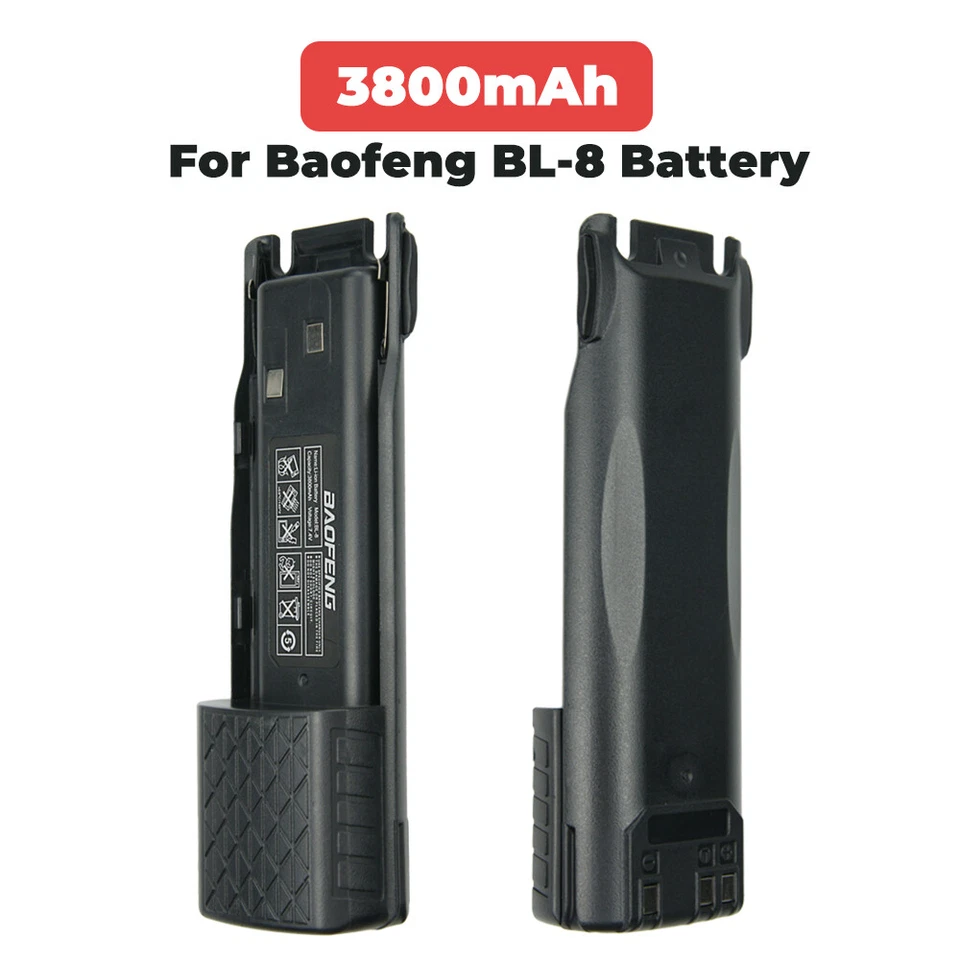 10PC Baofeng BL-8 3800mAh Li-ion Battery for Baofeng UV-82 UV-82L UV-8D Radios - Image 3 of 4