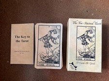 The Tea-Stained Tarot & Guide | LINEN FINISH | Rider Tarot Cards | 78 Cards | 