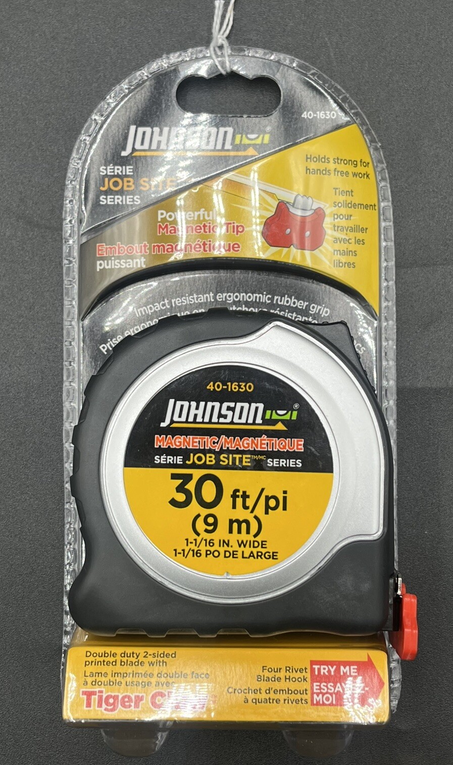 Johnson 30FT Magnetic Job Site Tape Measure