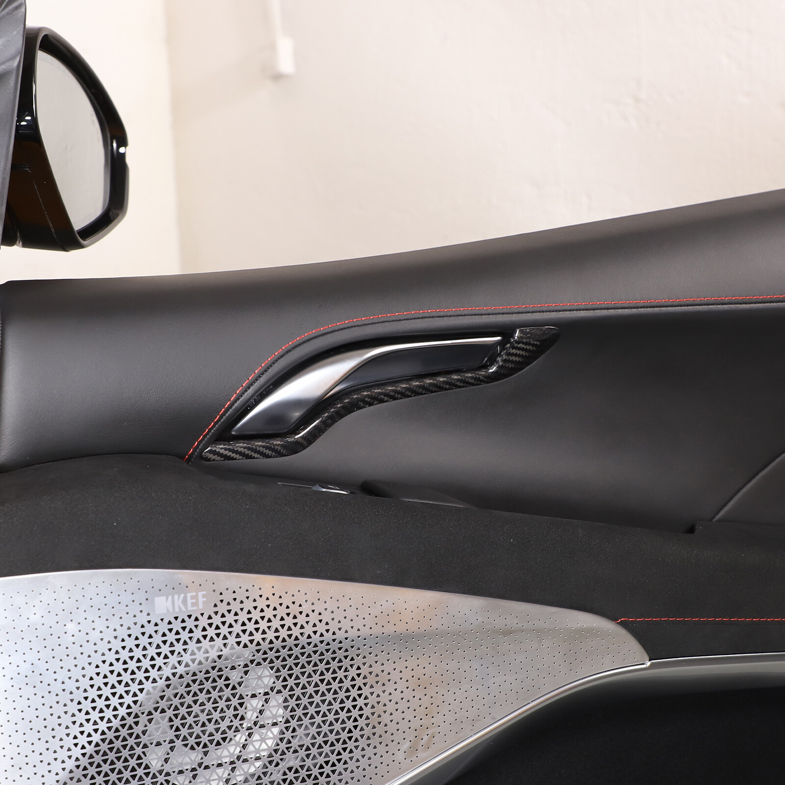 Carbon Fiber Door Panel Decor Strip Plate Cover Trim Kit For Lotus Emira 2022-24