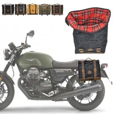 Kit borsa destra ExMoto black stone 13/16lt con telaio nero Moto Guzzi V7 III