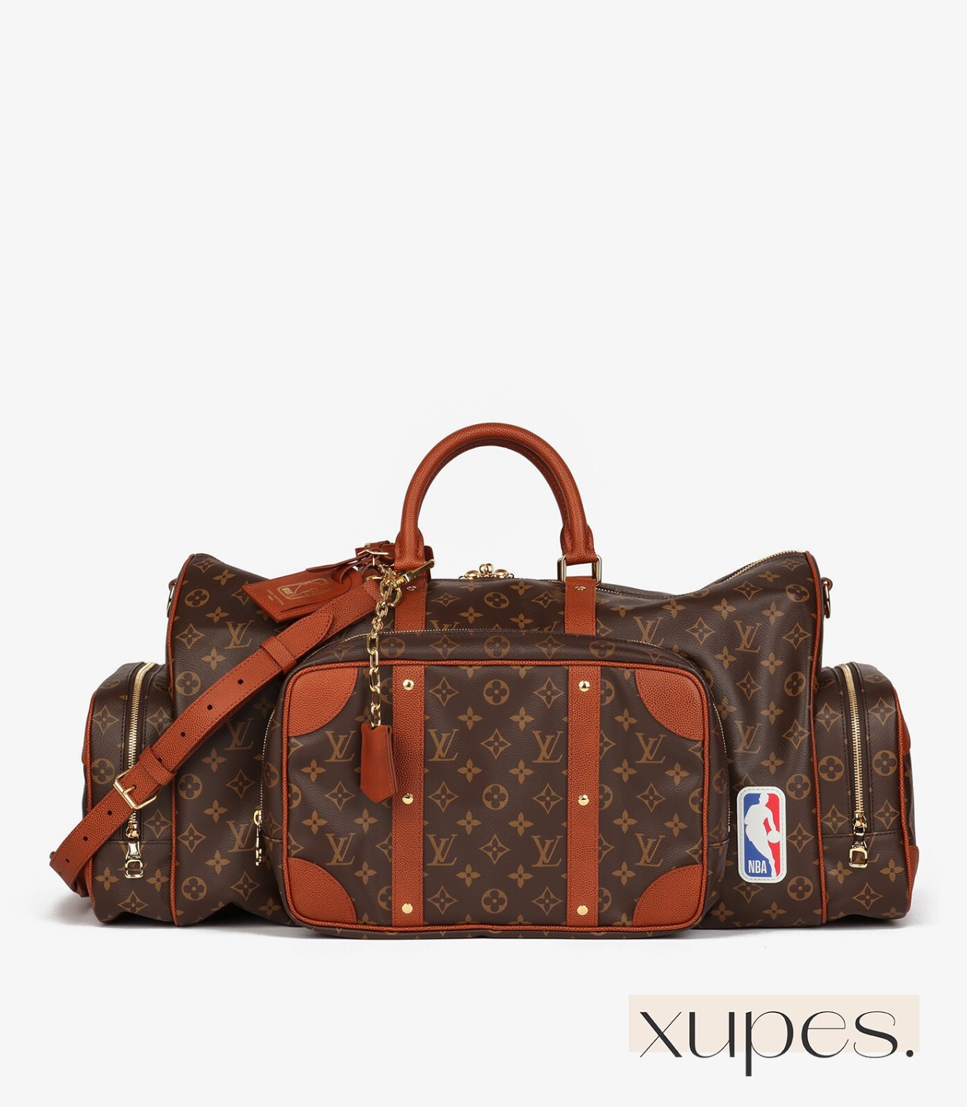Louis Vuitton x NBA Monogram Canvas & Embossed Calfskin Trio Pocket Keepall