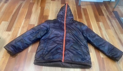 MENS Doraemon Reversible SZ XL Down Filled Puffer Jacket Zip Up Over Face Hood
