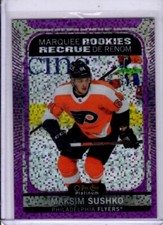 2021-22 OPC Platinum Maksim Sushko Violet Pixels Rookie Card # 260