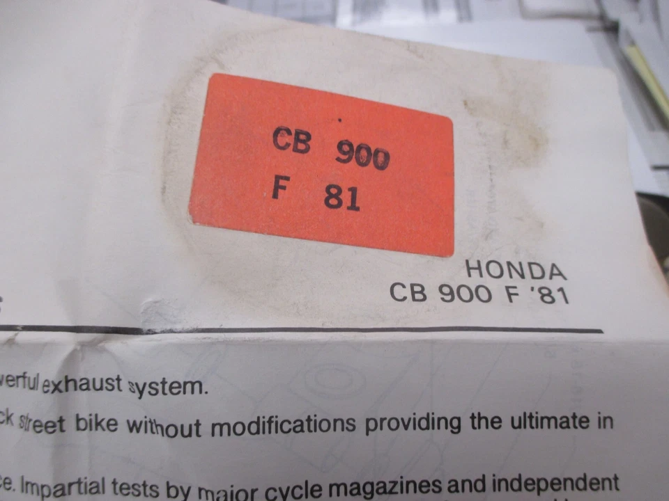 OLD STOCK KERKER EXHAUST MOUNTING HARDWARE / HONDA CB900F Foto 4 de 4