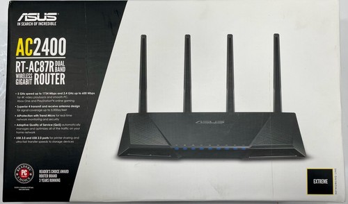 Asus AC2400 RT-AC87R Dual Band wireless gigabit router - Flashed with ...