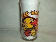 Vintage PAC-MAN Drinking Glass 1982. Bally Midway Mfg. Co. GREAT CONDITION!