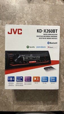 JVC KDX260BT Bluetooth Digital Media Receiver
