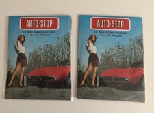 Lot of 2 Pairs of French vintage stockings size 1, beige