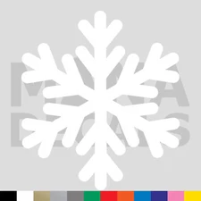 Snowflake Vinyl Die Cut Decal Sticker - Snow Cold Frost Winter Ice Christmas