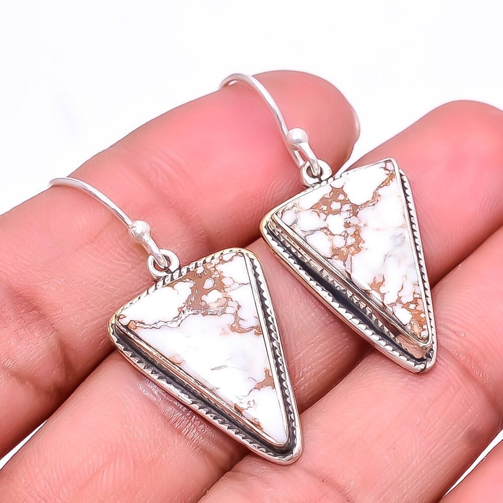 Wild Horse Jasper -Arizona 925 Sterling Silver Earring 1.64