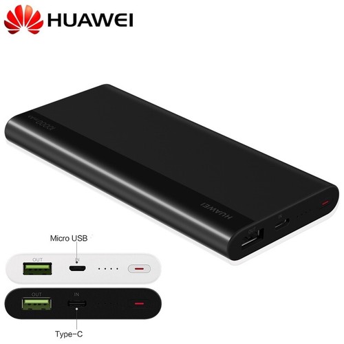 Banco Huawei 10000mAh Cargador Portátil Rápido Carga Rápida Paquete de Batería |