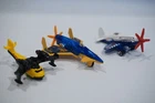 Hot Wheels Madd Propz Airplane Plane Lot 3 Vtg Toy EXCELLENT CONDITION       e12