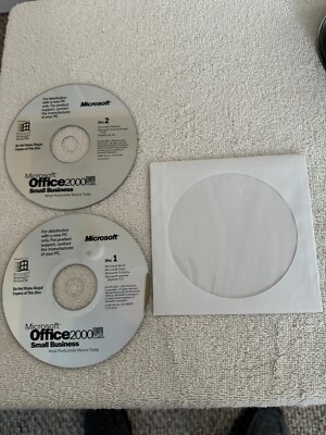 MICROSOFT OFFICE 2000 SMALL BUSINESS - Key Not Included!!!!