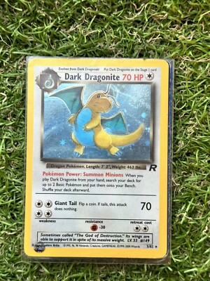 Dragonite - 4/62 Fossil (Pokemon) Holo Rare - HP | eBay UK