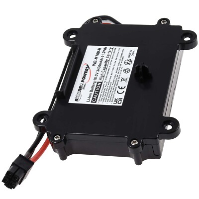 Powerakku für Bosch Indego S+ 400 Mähroboter 18V 3400mAh/61Wh Li-Ion Schwarz