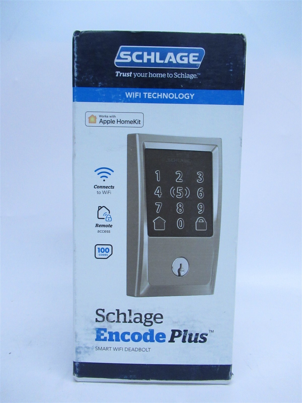 Schlage Encode Plus Smart WiFi Deadbolt in Satin Nickel Model GP3117554