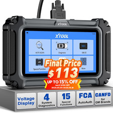 2025 XTOOL D5S OBD2 Scanner Engine ABS SRS Tr...