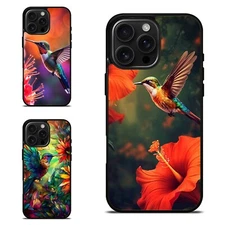 hummingbird rich flowers Flexible Cover For Apple iPhone Motorola Samsung Galaxy