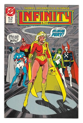 Infinity Inc #42 : NM : ''Farewell to Fury''