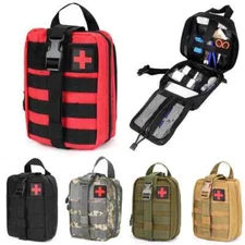 Tactical First Aid Kit Medical Molle Rip Away EMT IFAK Survival Pouch Bag