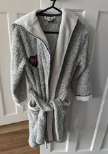 Spurs / Tottenham Hotspur OFFICIAL - Girls Dressing Gown (Grey) Age 9-10