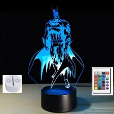 Superhero Batman Movie Bluetooth Music Lamp Home Decor   LED Night Light