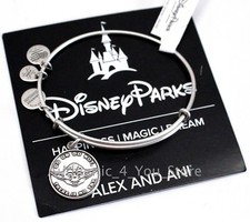 NEW Disney ALEX AND ANI Star Wars Yoda SILVER...